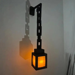 Luminária decorativa de parede efeito pixelado