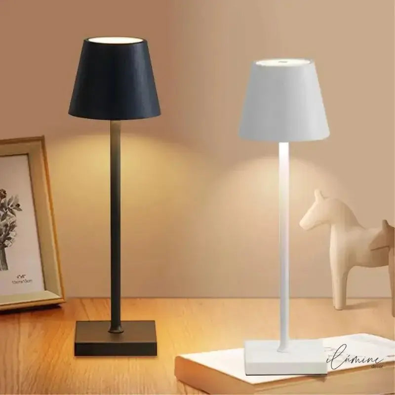 Luminária de Mesa Sem Fio Decorativa Dimerizável - Ilúmine Decor