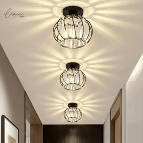 Luminária de Teto Decorativa Cúpula em Vidro - Ilúmine Decor