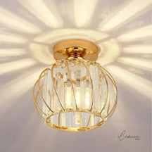 Luminária de Teto Decorativa Cúpula em Vidro - Ilúmine Decor