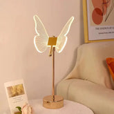 luminária de Mesa Decorativa Borboleta Nórdica 3 Tons de Luz - Ilúmine Decor