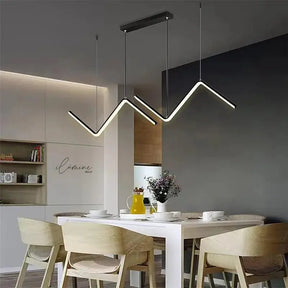 Lustre Pendente Para Sala 90cm - Hoffa - Ilúmine Decor