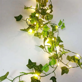 Planta decorativa com LED