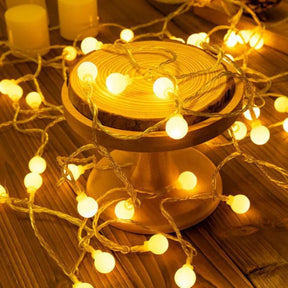 Cordão de luzes decorativa Bivolt de Natal 6 metros - Ilúmine Decor