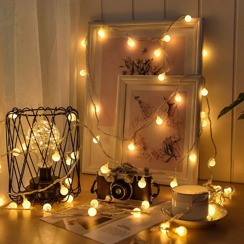 Cordão de luzes decorativa Bivolt de Natal 6 metros - Ilúmine Decor